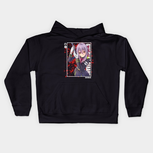 Shinoa Hiragi - Owari no Seraph Kids Hoodie by Otaku Emporium